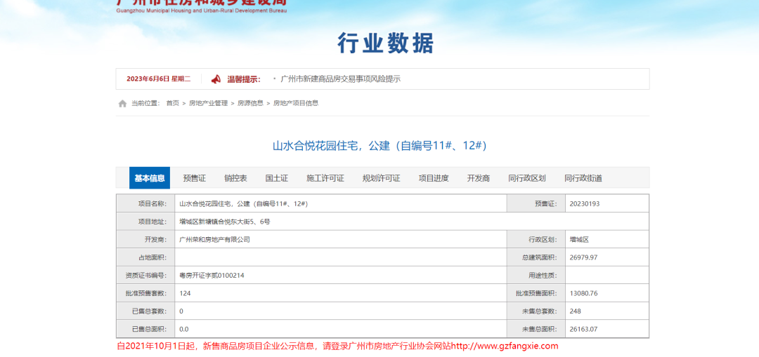 增城山水合悦新领预售证，获批124套房源！