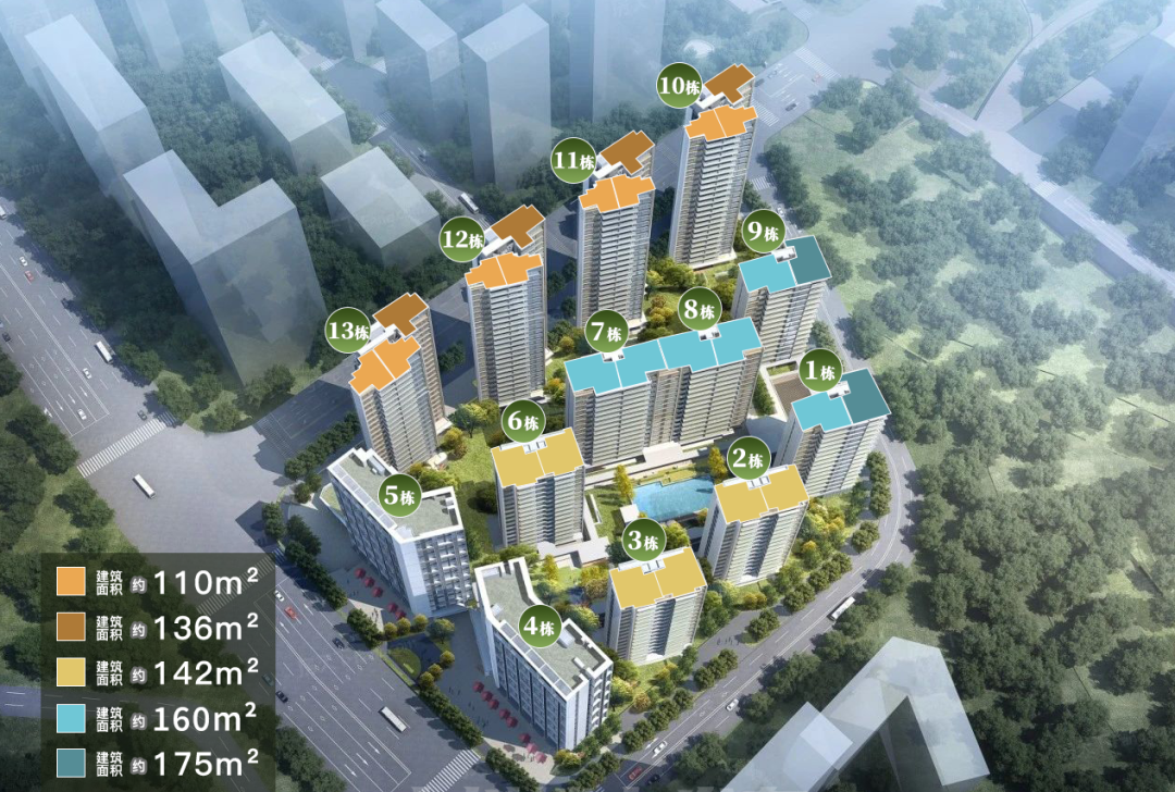 番禺越秀大学城和樾府加推9#栋，有哪些在售户型？