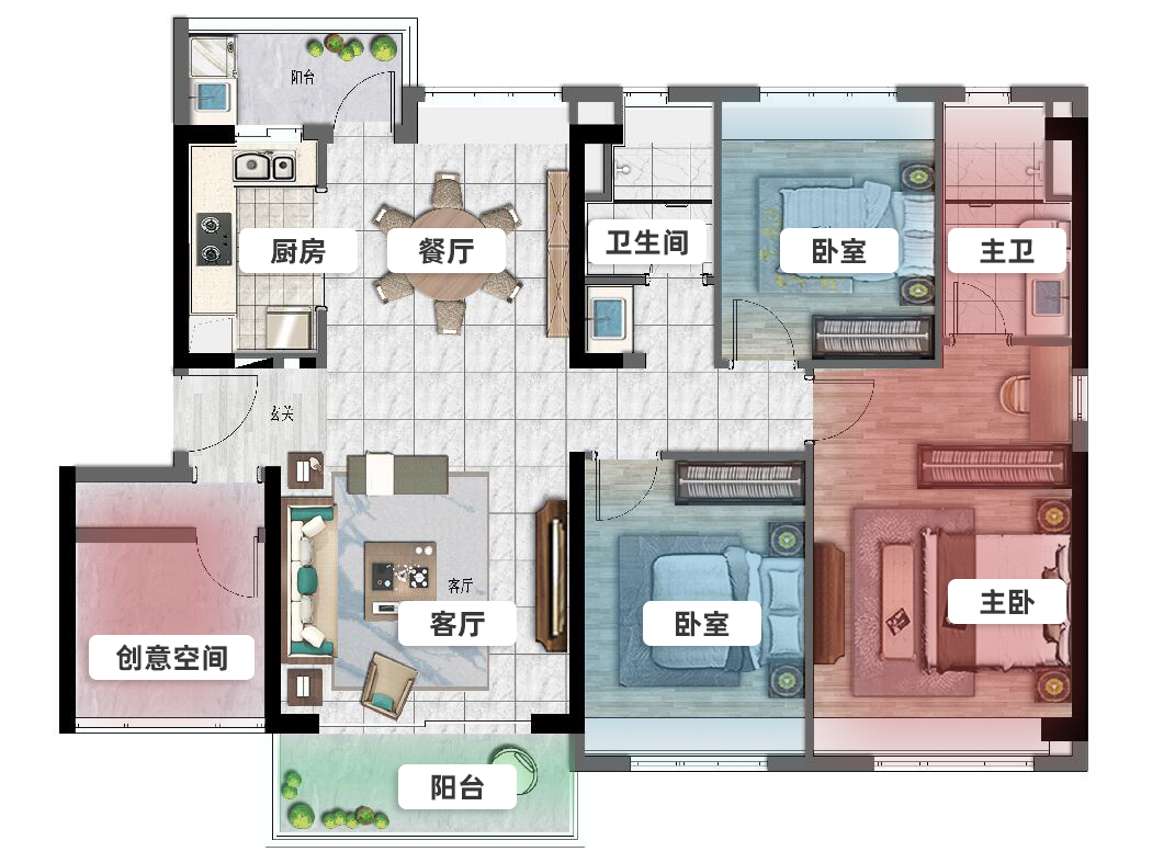 番禺大华紫悦府总价300万起，即买即住！