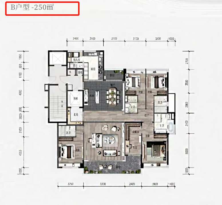 天河合景臻颐府加推300㎡？在售户型有哪些？