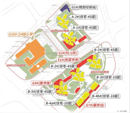 保利东方红项目90-120平，项目周边有哪些配套？