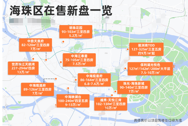 海珠东vs海珠西买哪边好？有哪些在售楼盘值得买？