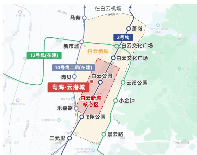 白云粤海云港城加推新组团140-264㎡