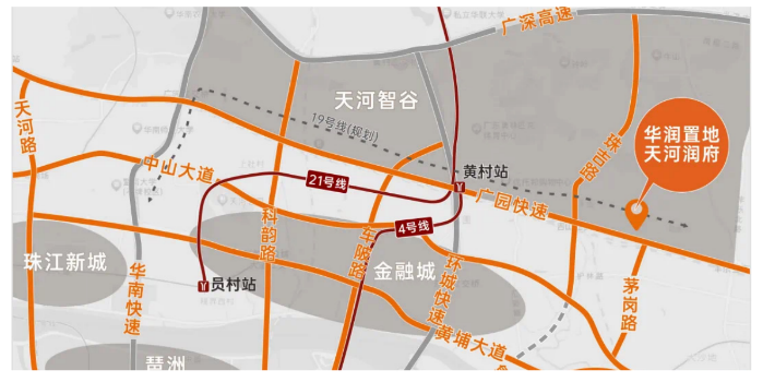 单价6万起？华润置地天河润府80-128m²三四房!