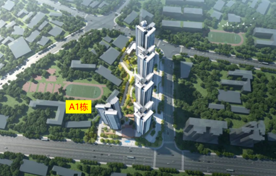 白云云筑上品开放双展厅，吹风价约5万/㎡