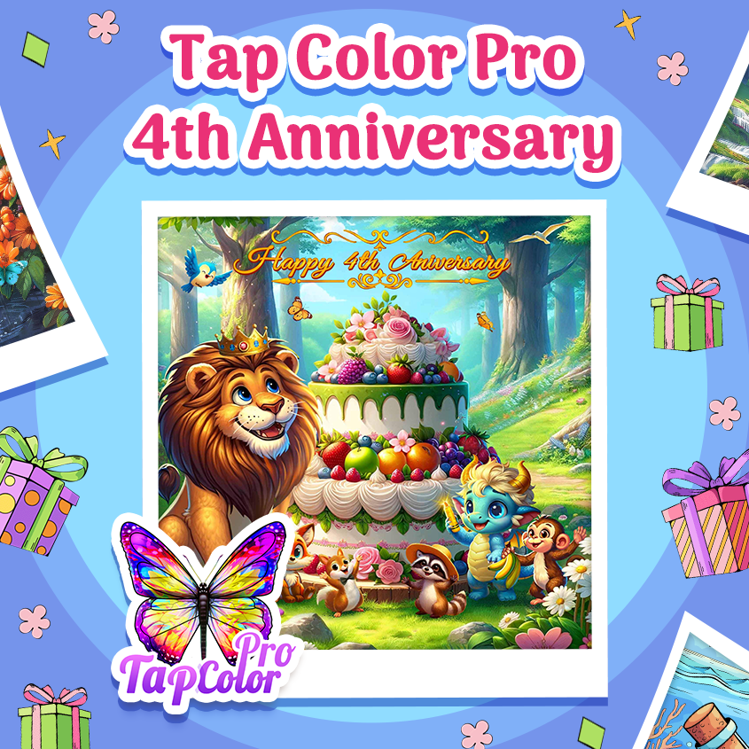 《Tap Color Pro》四周年快乐！ - 脉脉