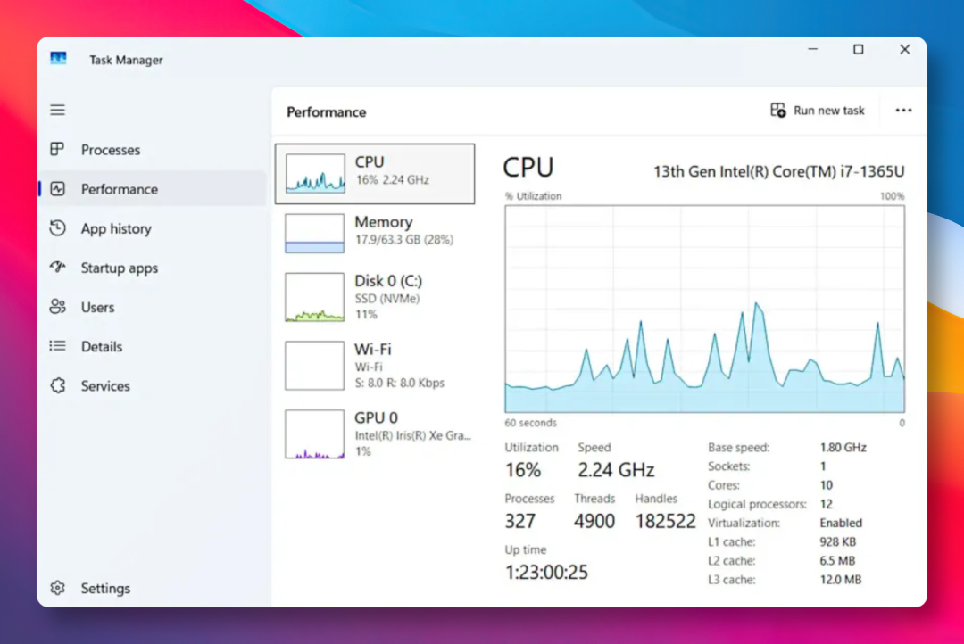 比 Windows 自带的任务管理器，强太多了！