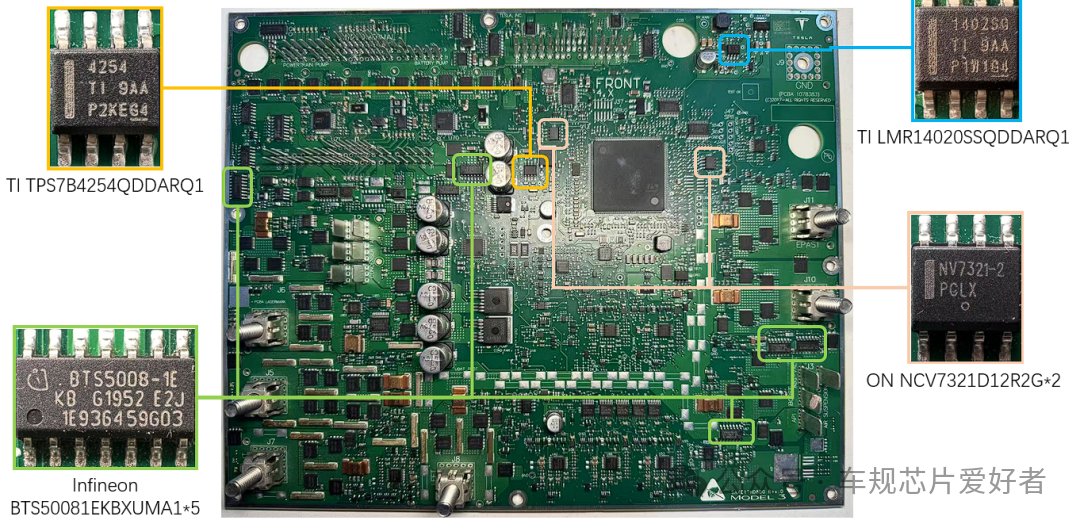 Tesla特斯拉ZCU区域控制器拆解-汽车电子工程师论坛-芯查查