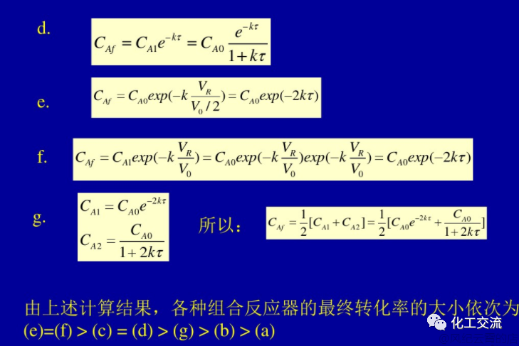 等温平推流反应器的计算PPT的图63