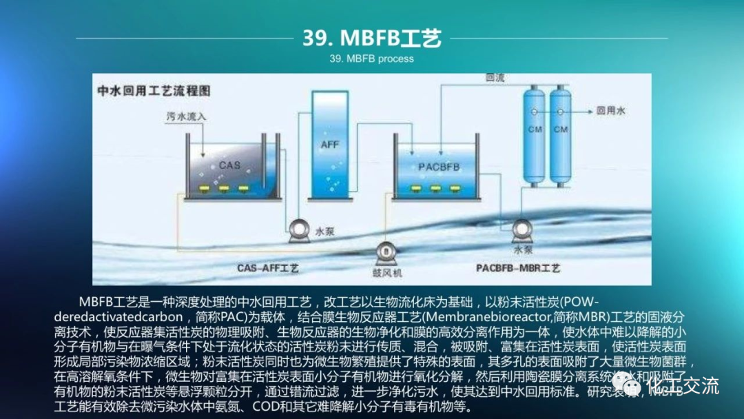 64种污水、废水处理典型工艺和工艺流程PPT的图39