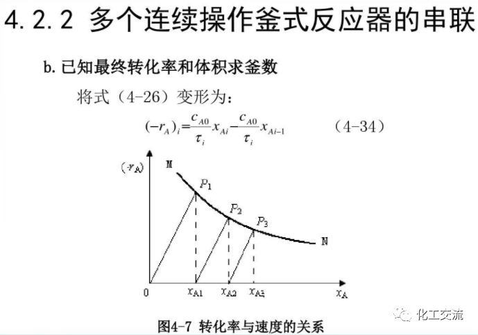 化學反應工程第四章均相理想流動反應器的圖41