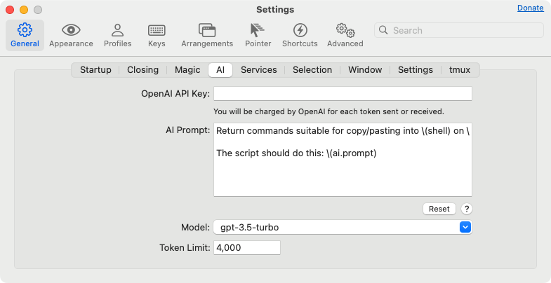 macOS开源终端神器iTerm2——原生集成ChatGPT让AI帮你写命令(图4)