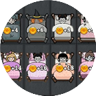 多人躺平小游戏