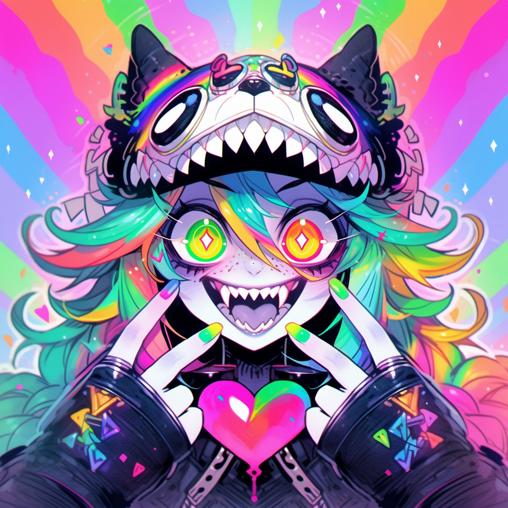 头像爱心彩绘头像