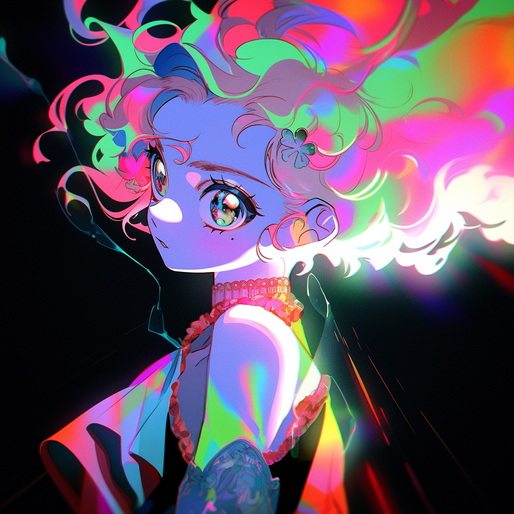 头像爱心彩绘头像