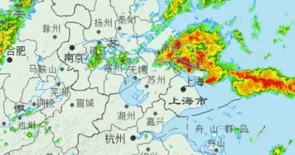Shanghai Yellow Thunderstorm Alert ： Heavy Rain Today, 50mm Possible