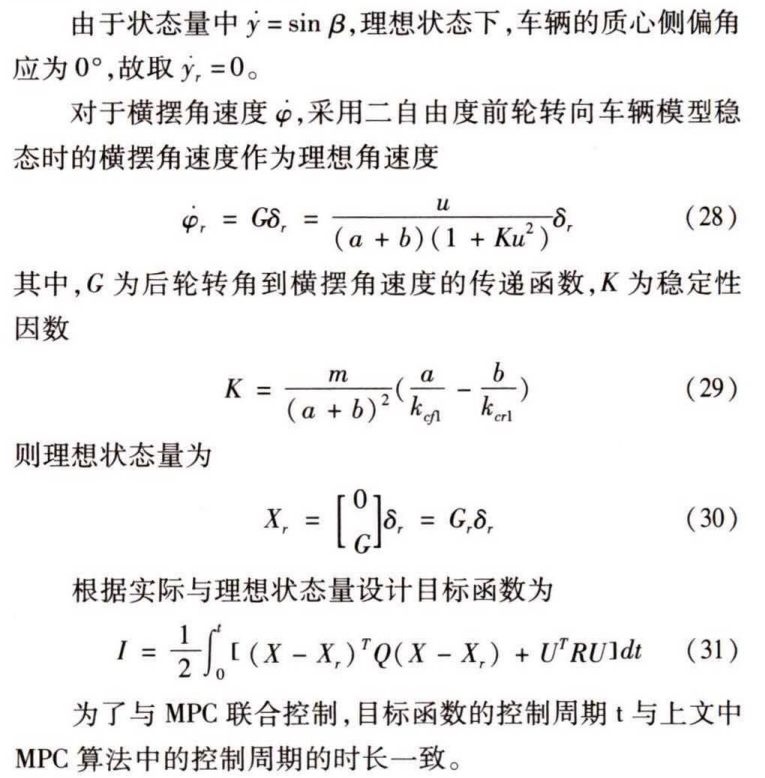 自动驾驶4WS车辆路径跟踪最优控制算法仿真的图15