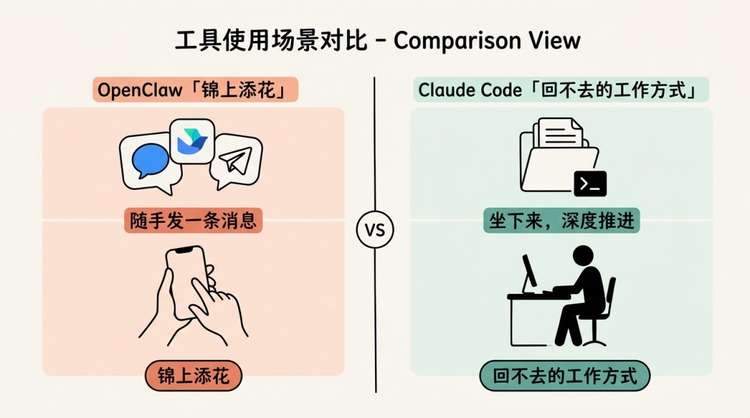 工具使用场景对比