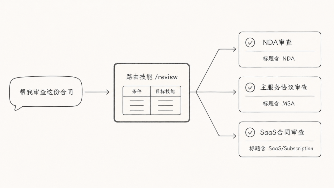 用户输入到技能的路由调用链