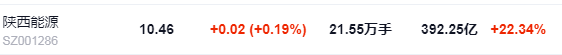 2024年07月24日 陕西能源股票