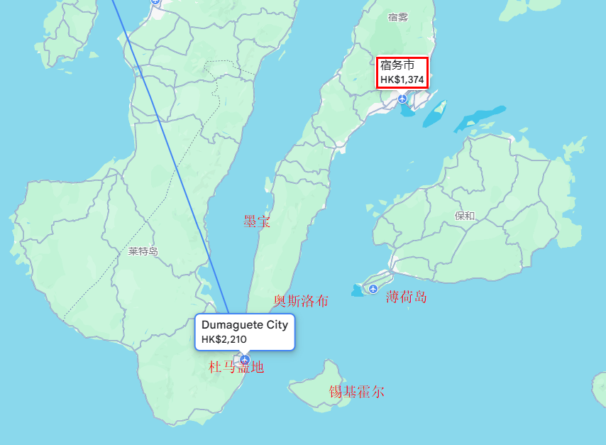 广州出发菲律宾海岛机票往返1118元起免签入境看鲸鲨浮潜