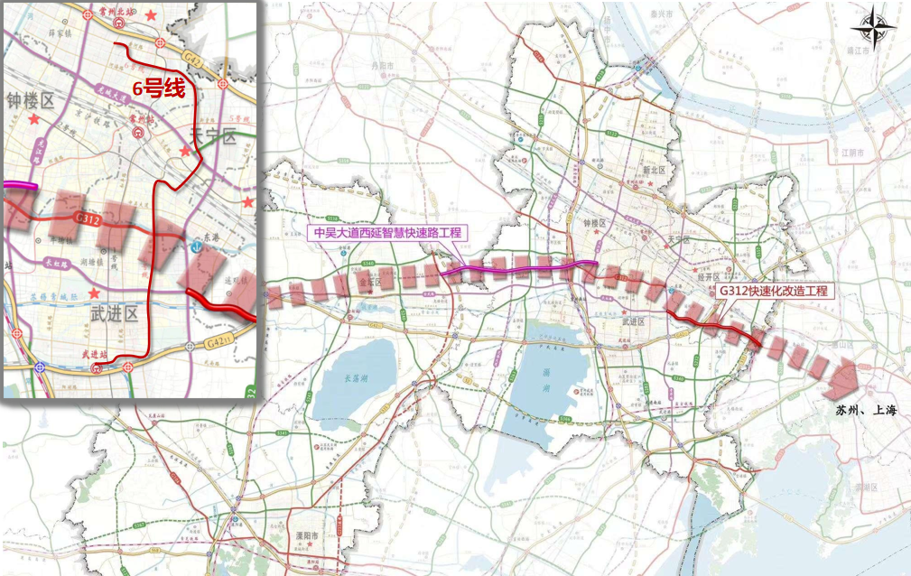 常州地铁6号线一期起讫点正式曝光!共21站,全长289公里