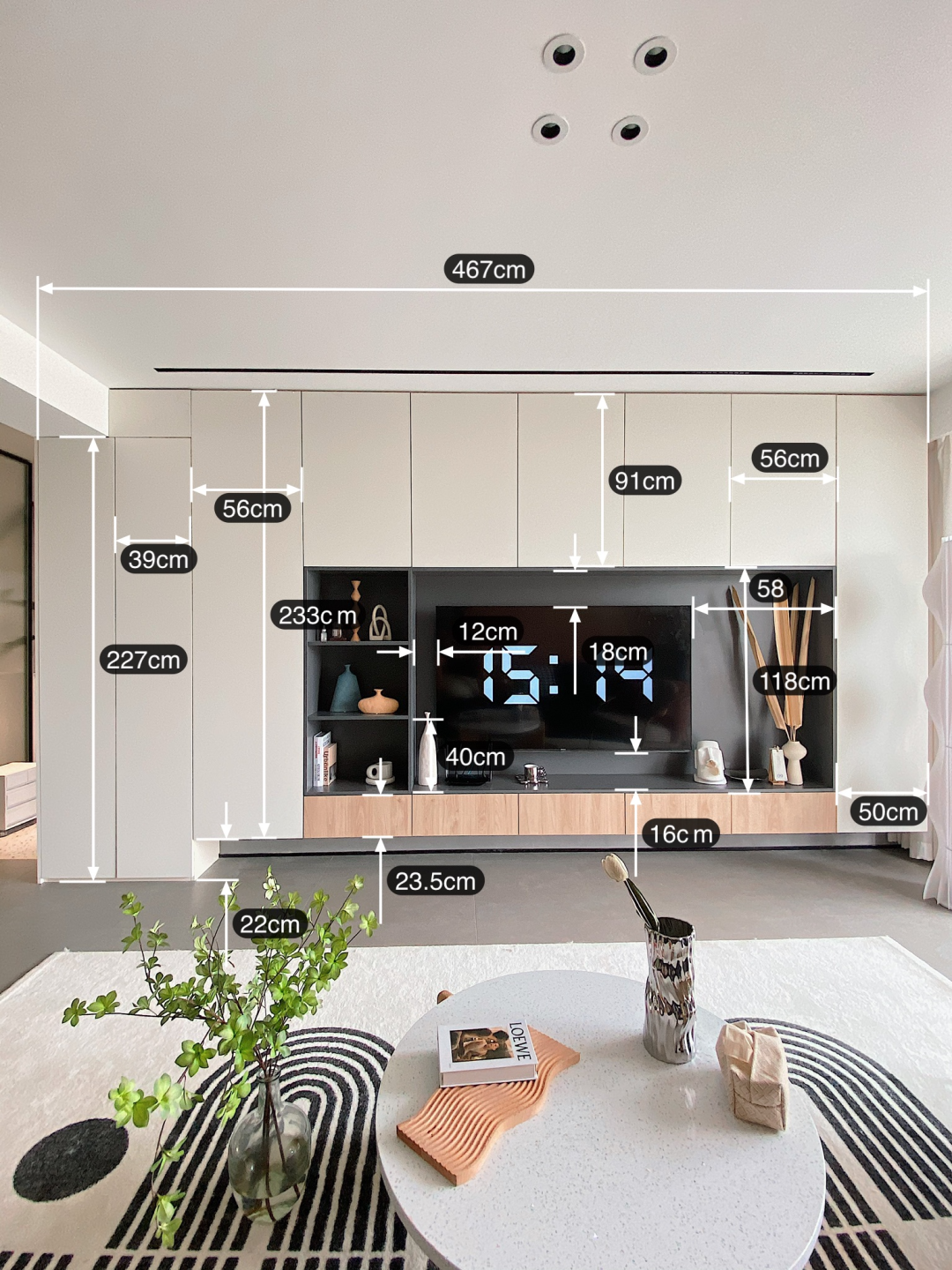 全友全屋定制·博主分享丨整墙电视柜有多好？看完这3个案例，后悔没装！