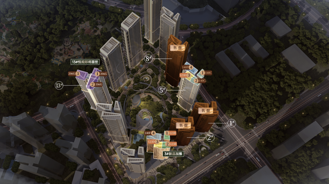 长隆万博悦府206方户型，多少一平方？