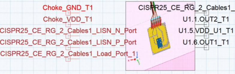 基于ANSYS HFSS的CISPER25电源回线远端接地传导辐射CE仿真分析流程的图8