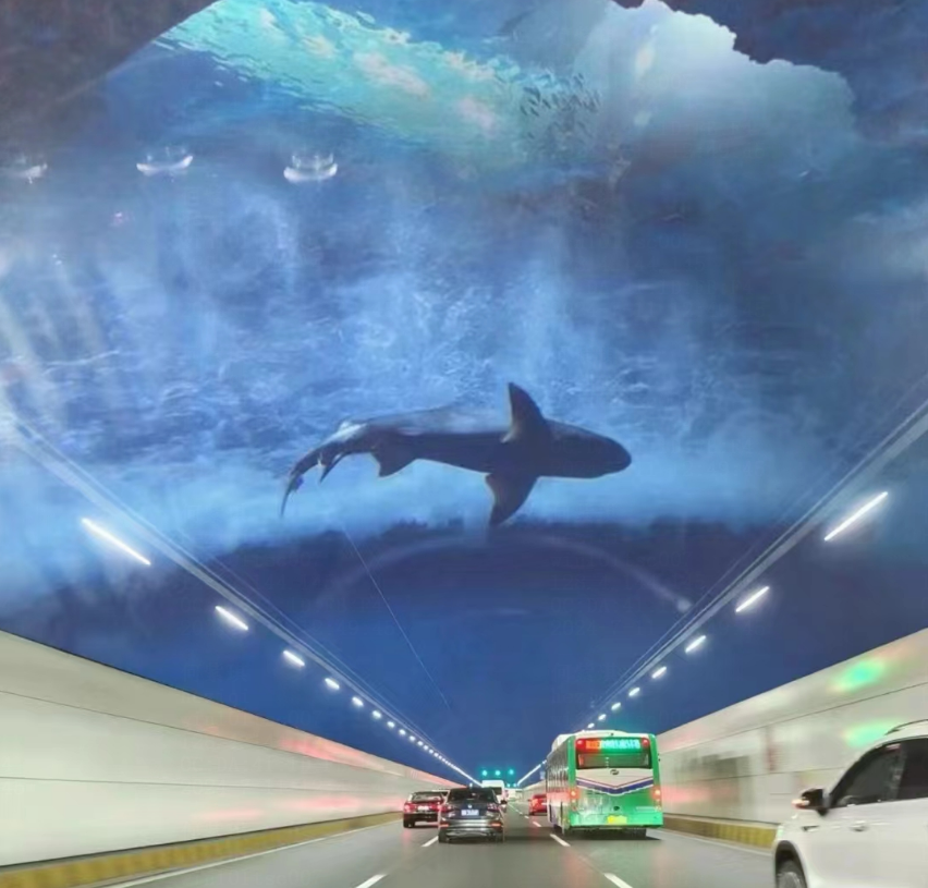 最新回应！深中通道海底隧道“最美天幕”去哪啦？