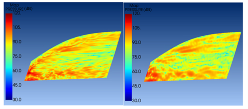 基于Actran薄膜模态法进行车辆风噪对流压力和声波压力的分离研究的图14
