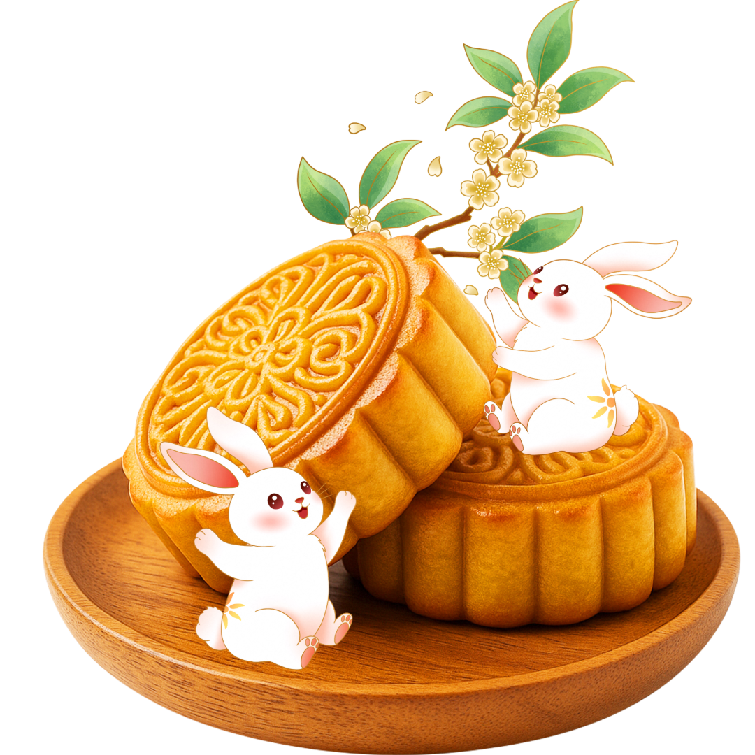 花瓣素材_中秋节实景感兔子月饼元素_194541508.png