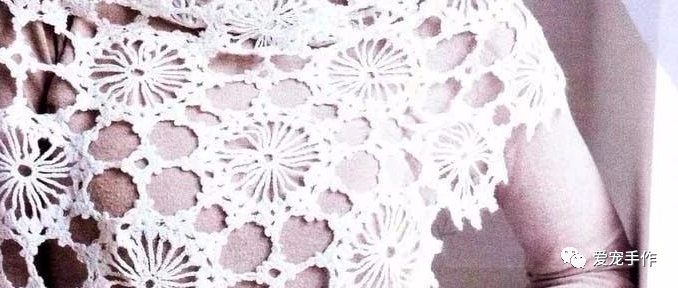 2020-069 想用马海毛钩织这件披肩，想不想 一起钩（附图解）