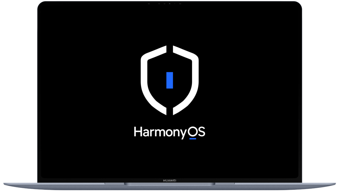 华为擎云 HM940 的正视图，展示了隐私安全的功能
