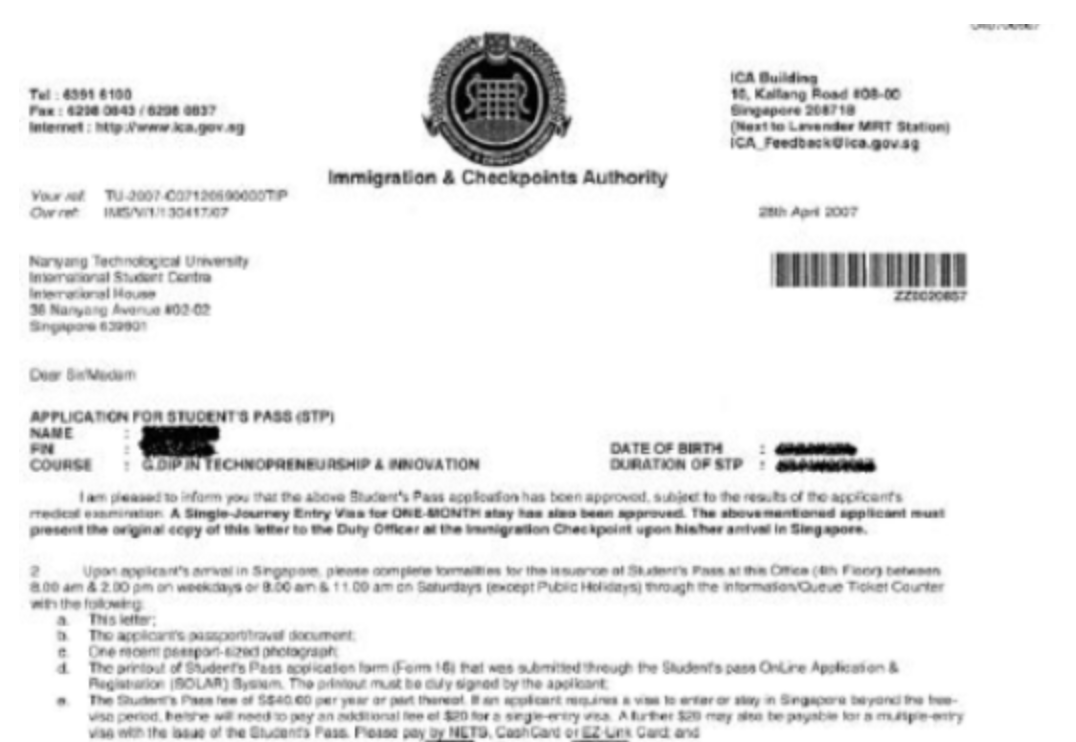 2023新加坡学生签申请攻略