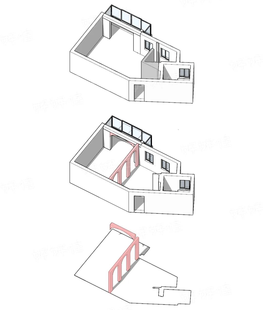 美女設計師爆改二手公寓，超高顏值的「拱形之家」美爆了！ 家居 第3張