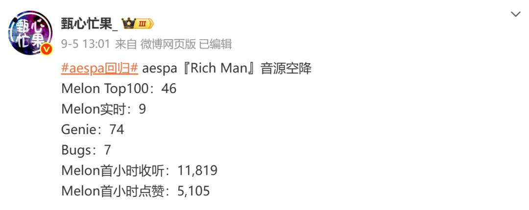 aespa回归,音源和专辑销量每况愈下 aespa今年算无效回归吗？