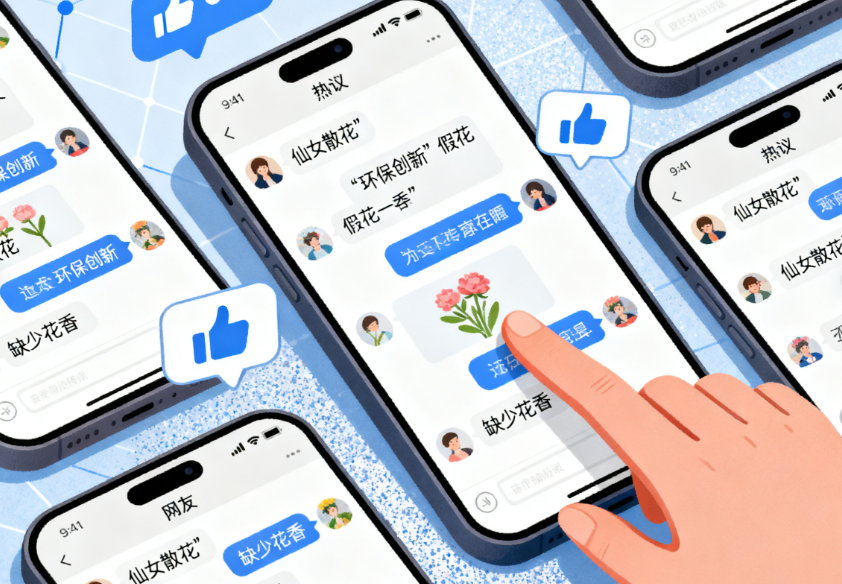 景区回应散的是假花