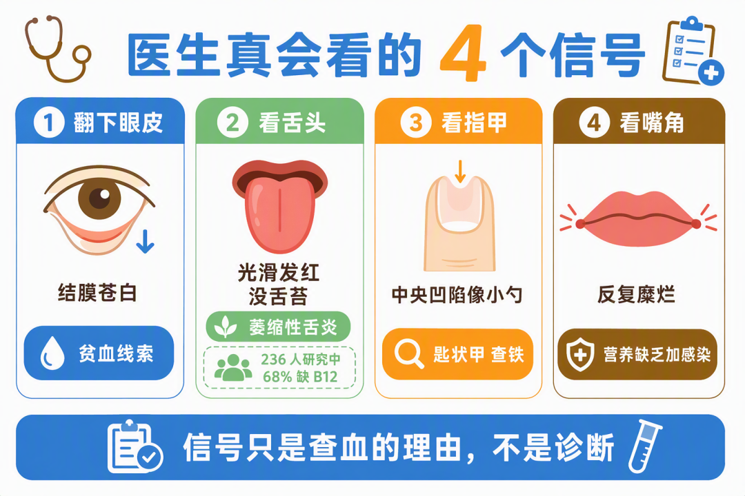 医生真会看的四个信号