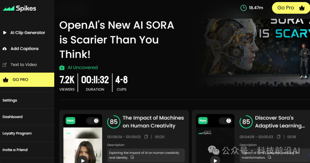 【AIGC实战】只需3分钟利用AI将长视频自动批量生成多个短视频