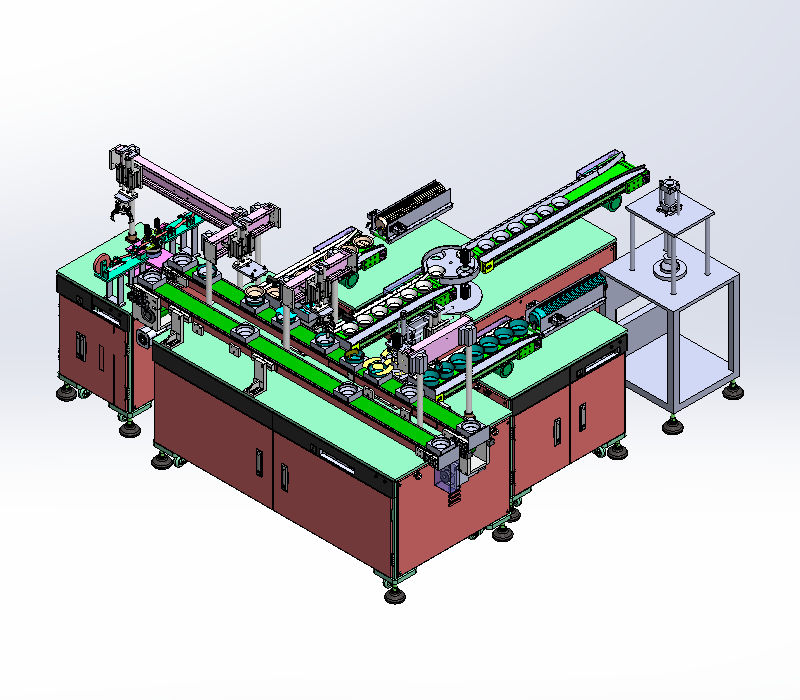 99套流水线生产线设备图纸的图12