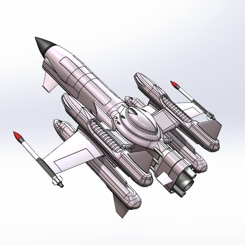 28套无人机模型图纸-Solidworks模型非标机械的图9