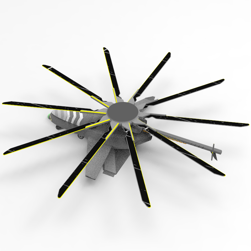 28套无人机模型图纸-Solidworks模型非标机械的图1