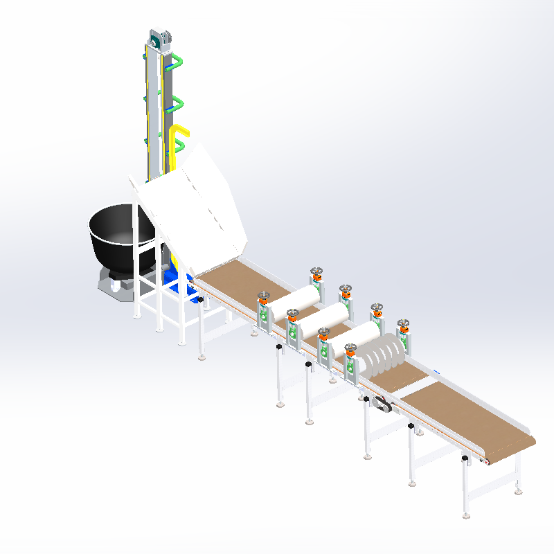 28套食品加工机械-Solidworks非标自动化图纸的图10