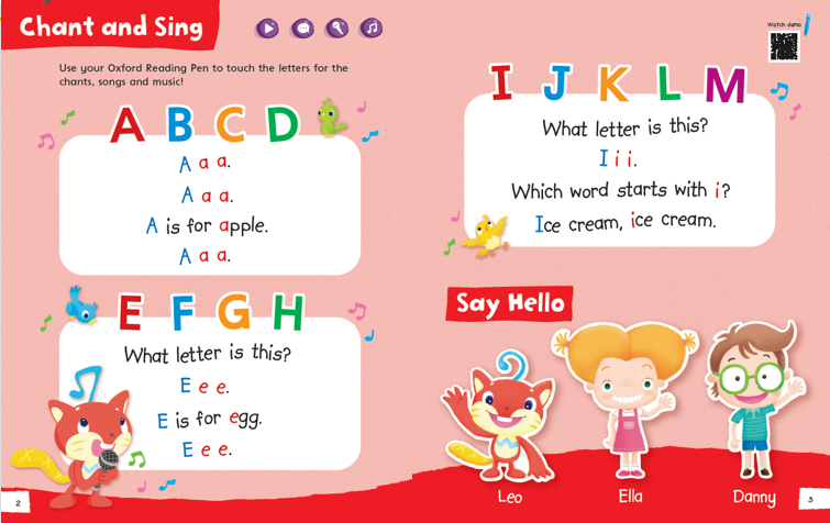 幼儿英语启蒙课程 Oxford English for Preschool是牛津大学出版社专为 3-6 岁幼儿设计的学前英语教材