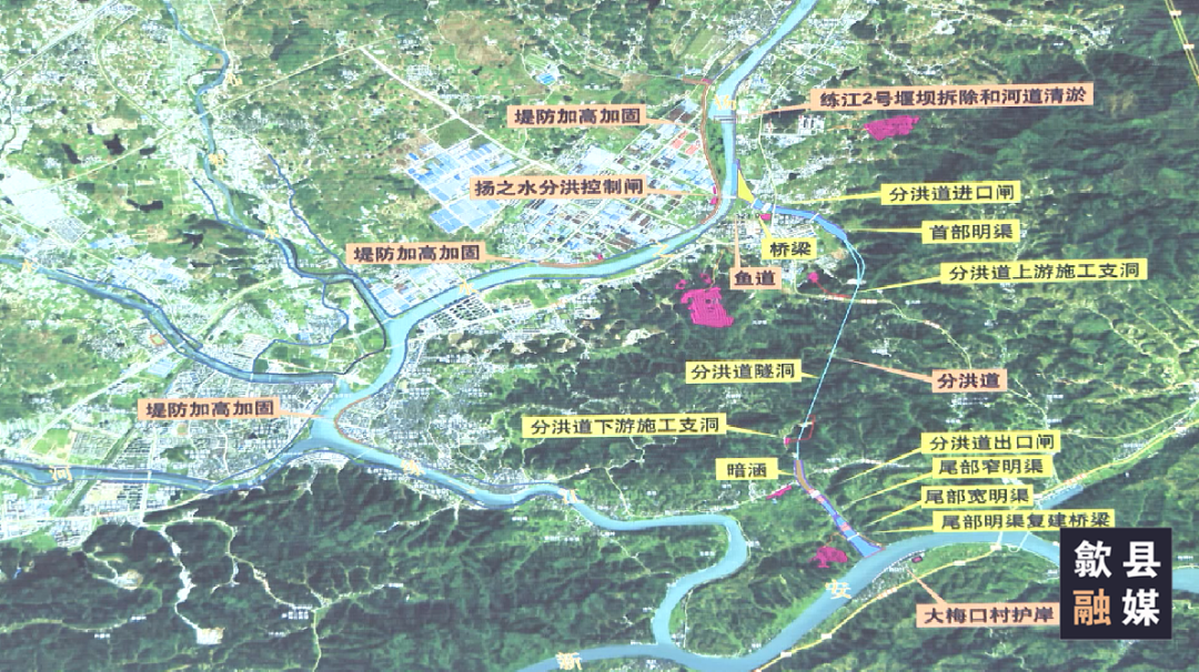 歙县加速推进安徽新安江流域防洪治理工程建设