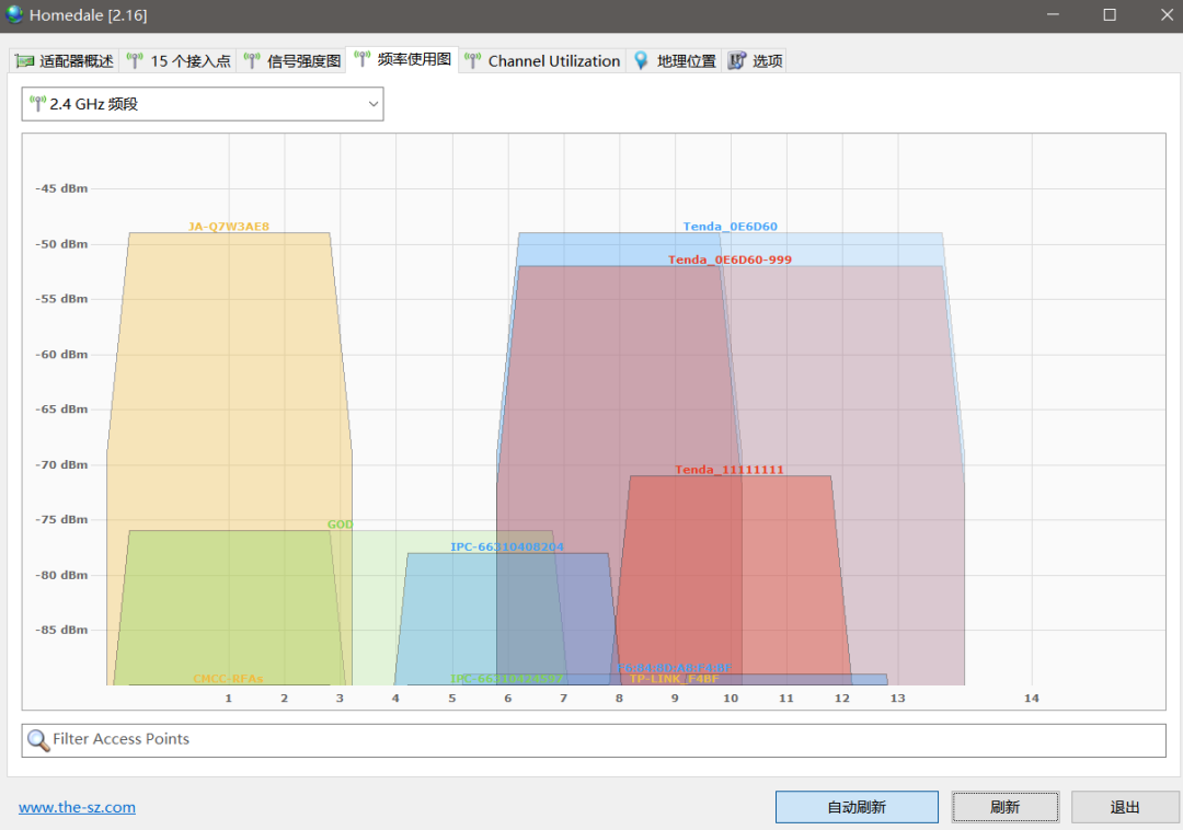 无线网络监视器Homedale补充汉化版V2.16-第2张图片-IT技术视界
