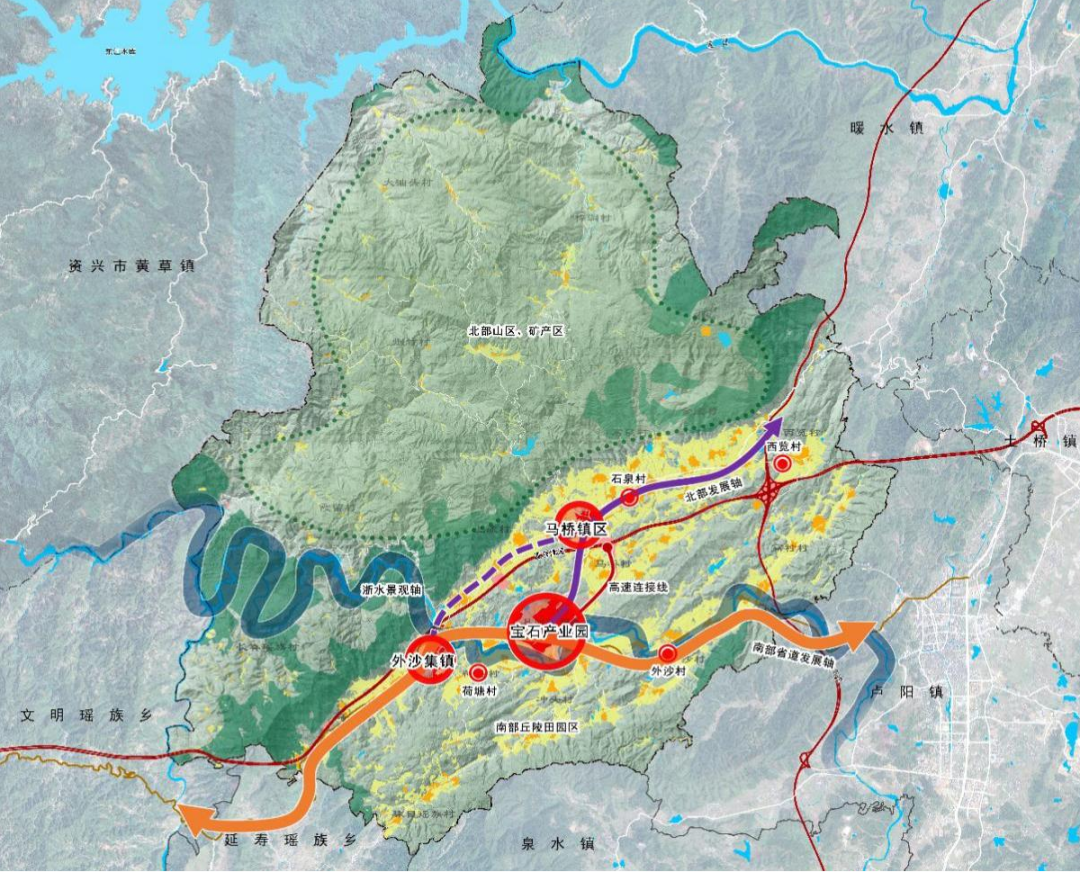 乡镇国土空间规划展示汝城县马桥镇
