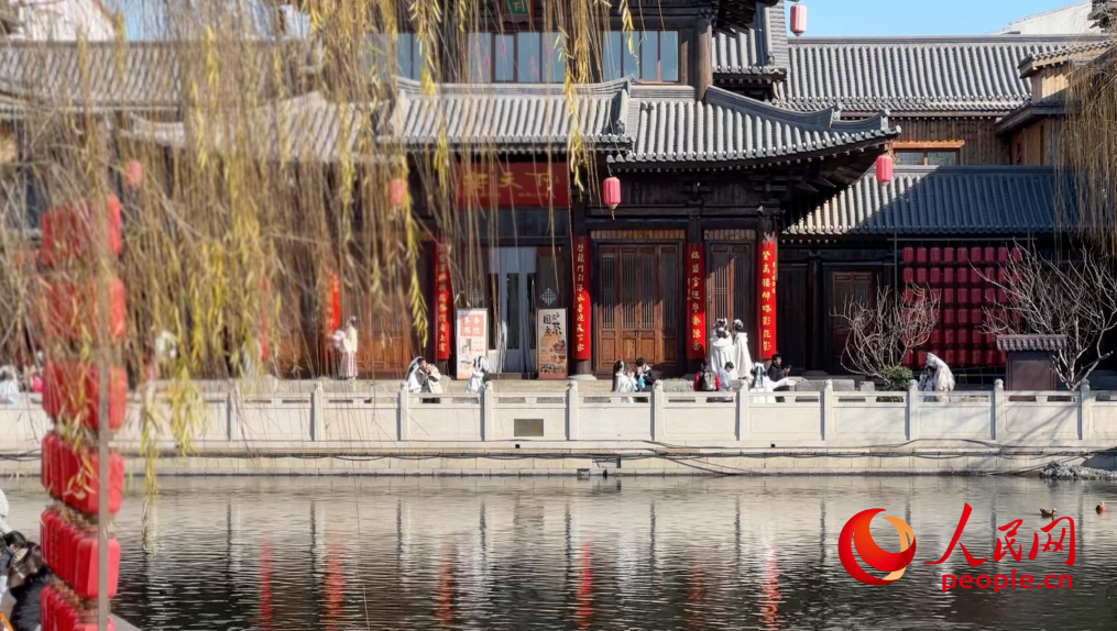 洛阳市洛邑古城街景。人民网记者 游天燚摄