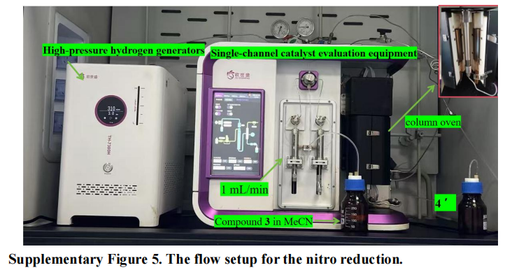 欧世盛流动化学产品应用案例：福州大学过程强化的恶喹酸多步连续流合成